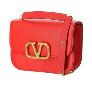 Valentino v sling logo red bag new with tag